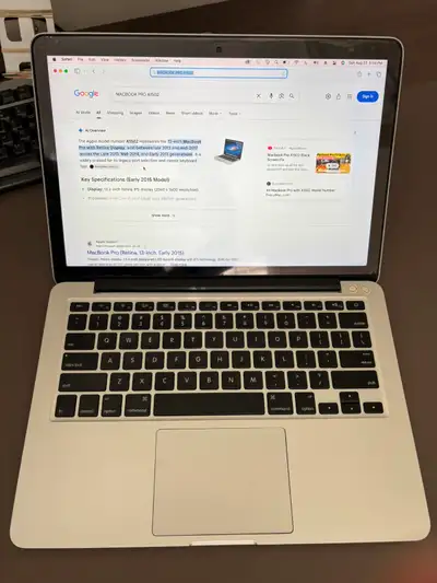 Apple Macbook Pro (2015) in Excellent Condition, View more