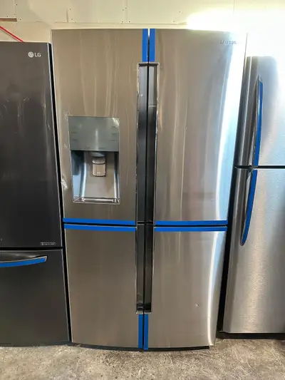 36” SAMSUNG DOUBLE FRENCH DOOR REFRIGERATOR STAINLESS STEEL WATE, View more