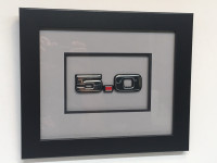 Ford Mustang 5.0 Emblem - Framed