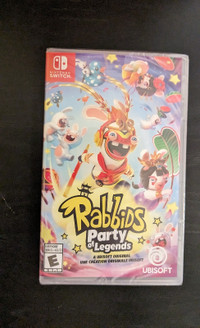 Rabbids Party of Legends New SEALED Switch game