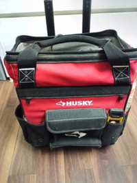 Husky 18-inch Rolling Tool Storage Tote bag handyman tools
