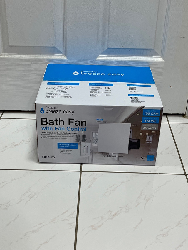 DewStop Bath Fan  in Indoor Lighting & Fans in Kitchener / Waterloo