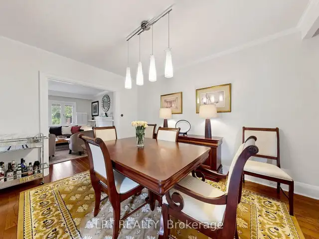 SOLID WOOD DINING TABLE, CHAIRS, HUTCH, SEATS 6-10 in Dining Tables & Sets in City of Toronto - Image 2