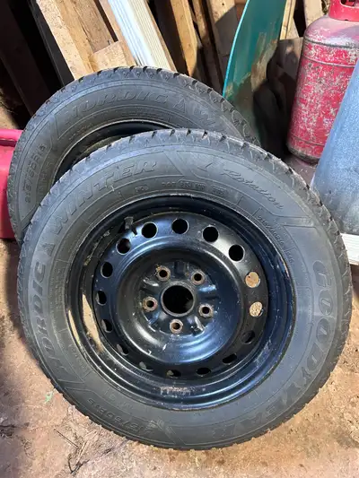 Goodyear Nordic 215/60/15 rims fit Toyota Camry 2004 but will fit other years of Camry as well $200...