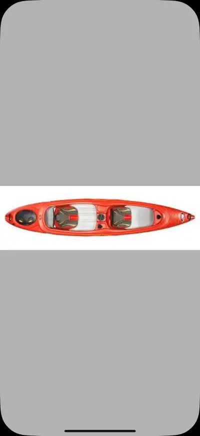 Get ready to glide across the water with this used Pelican dual kayak, perfect for adventurers! This...