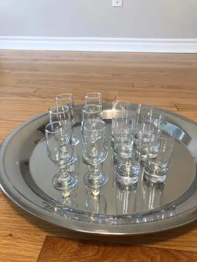 Vintage Crystal Shot Glasses, View more