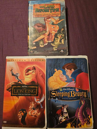 DISNEY vintage VHS all 3 for 40