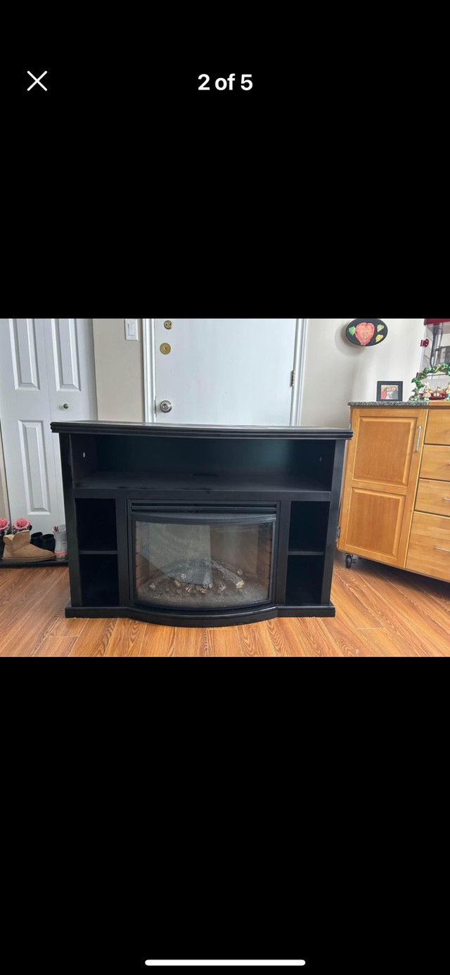 Electric Fireplace TV Stand  in TV Tables & Entertainment Units in Oshawa / Durham Region