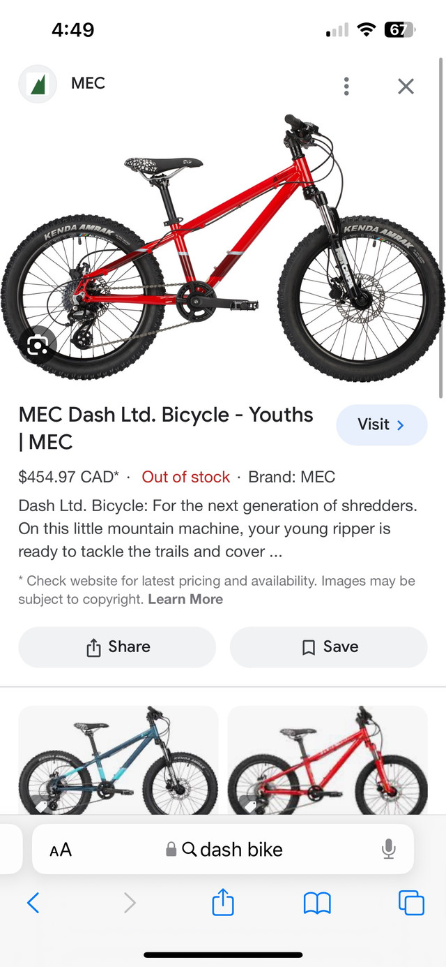MEC Dash bicycle  in Kids in Edmonton - Image 4
