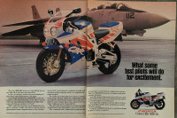 1993 Honda CBR900RR 2-Page Original Ad