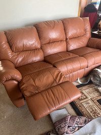 Lazy boy couch - both ends kick back