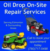 On site lawnmower repairs lawn tractor tune ups