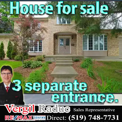 Custom built 5 bedroom plus den home has 3745 square feet. Spend relaxing moments in the Great Room...