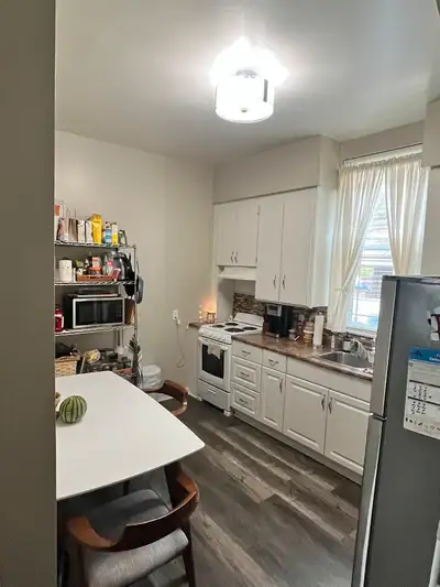 Fully Renovated and Bright 1 Bedroom in Quiet 3 unit building Close to Downtown. Gas Heat with New F...