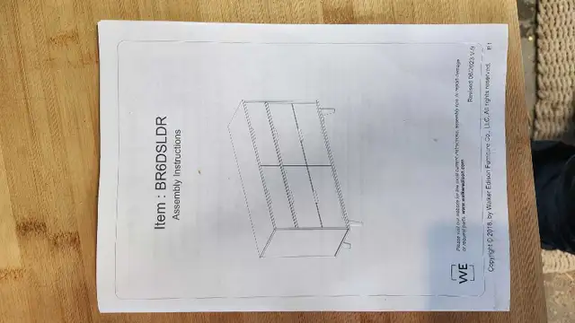 Yarber 6 Drawer Solid Wood Double Dresser in Dressers & Wardrobes in Ottawa - Image 4