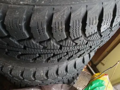 Hankook I Pike RSV winter tires on Miata rims. Purchased to extend driving season. Used approximatel...