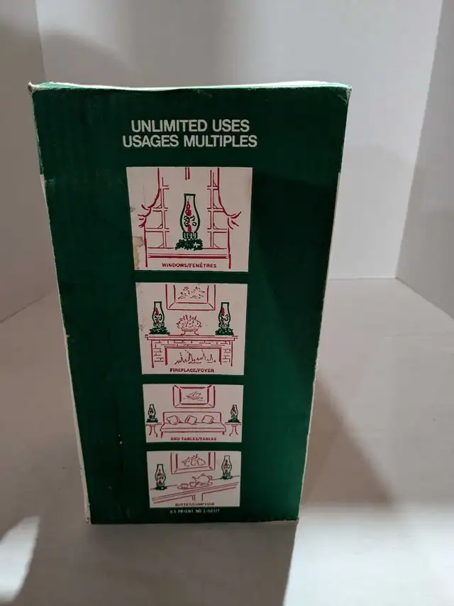 VTG Noma electric illuminated hurricane lantern  flicker flam in Holiday, Event & Seasonal in Charlottetown - Image 6